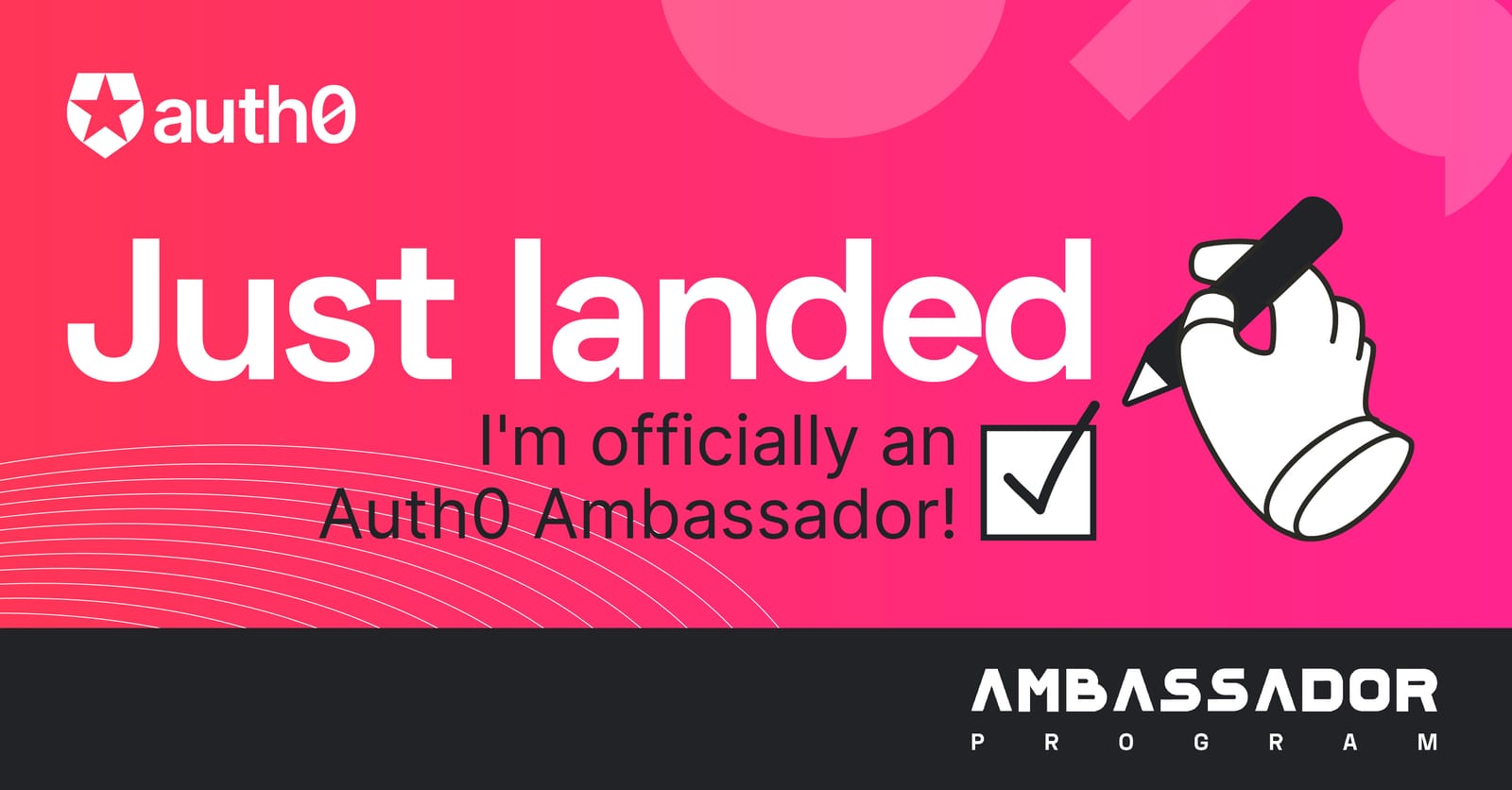 Ace is officially an Auth0 Ambassador